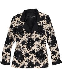 Balmain Seide Blazer - Schwarz