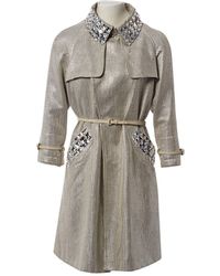 Burberry Coat - Metallic