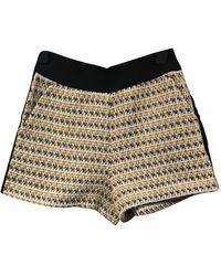 Maje Fall Winter 2019 Yellow Cotton Shorts