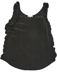 Sandro Black Silk Knitwear