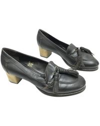 Moncler Escarpins en cuir - Marron