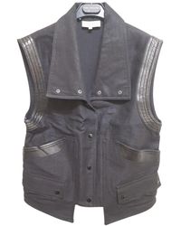 Sandro Leinen Blazer - Schwarz