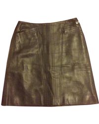 Chanel Rock Leder Braun