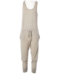 Stella McCartney Beige Cotton Jumpsuits - Multicolor