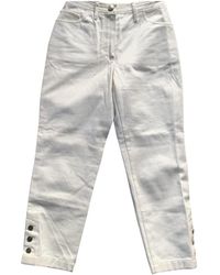 Chanel Jeans a sigaretta - Bianco