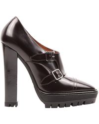 Burberry Leather Flats - Brown