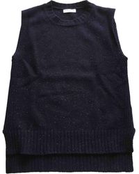 Sandro Blue Wool Knitwear - Black