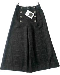 Chanel Pantaloni in Lana - Multicolore