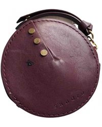 Sandro Leder Portemonnaies - Lila