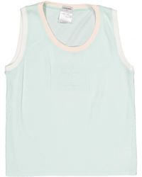 Chanel Top à bretelles - Vert