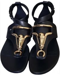 Burberry Leather Sandal - Black