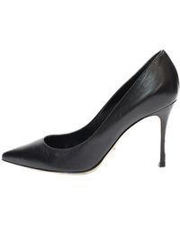Sergio Rossi Leder Pumps - Schwarz