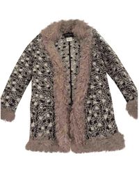 Chanel Abrigo en cuero - Multicolor