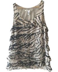 Diane von Furstenberg Seide Top - Natur