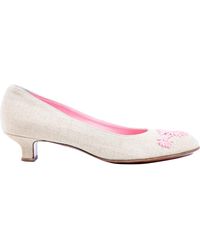 Giuseppe Zanotti Leinen Ballerinas - Natur