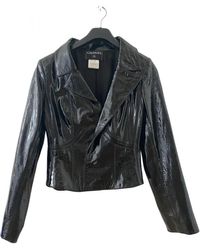 Chanel Cazadora de Cuero - Negro