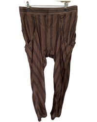 Marni Seide Sarouel-hose - Braun