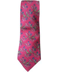 Hermès Seide Krawatten - Rot
