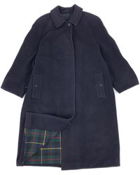 Burberry Wolle Mäntel - Blau