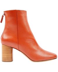 Sandro SS19 Leder stiefel - Orange