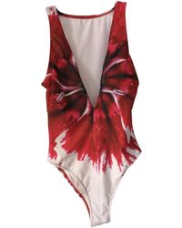 Moschino \n Red Lycra Swimwear
