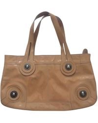 Marni Lackleder Handtaschen - Natur