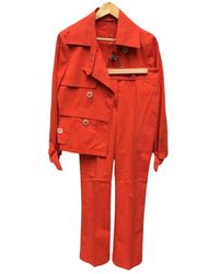 Burberry Suit Jacket - Red