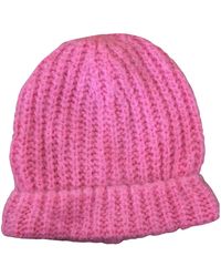 Sandro Pink Wool Hats