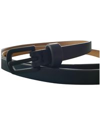 Max Mara Leather Belt - Blue