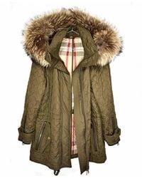 Burberry Khaki Cotton Jacket - Green