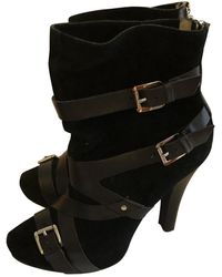 michael kors haskell combat boots black