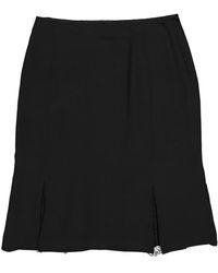 Valentino Jupe \N en Soie Noir