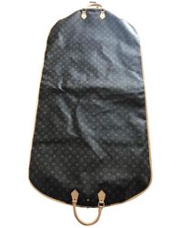 Louis Vuitton Leinen Wochenende Tasche - Braun