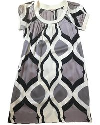 Sandro Seide Mini kleid - Mehrfarbig