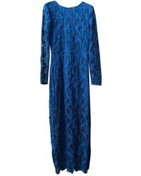 Maje Turquoise Polyester Dress - Blue
