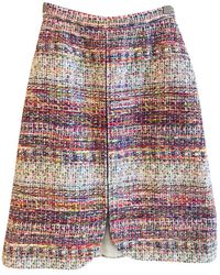 Chanel Gonna midi Tweed - Multicolore