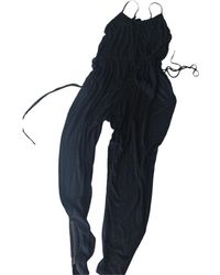 Stella McCartney Black Viscose Jumpsuits