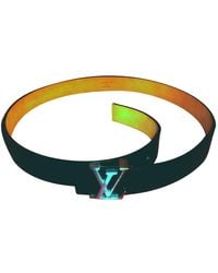 Louis Vuitton Ceintures Shape en Cuir Noir