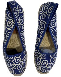 Diane von Furstenberg Leinen Espadrilles - Blau