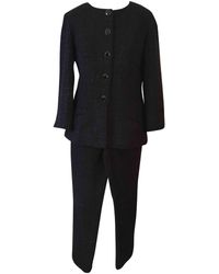 Chanel Giacca in Cotone Nero