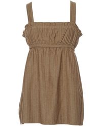 Marni Wolle Tops - Natur