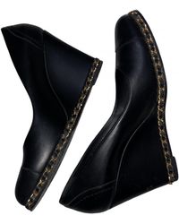 Chanel Leder Pumps - Schwarz