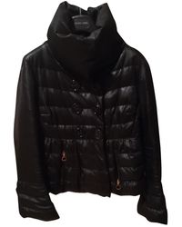 Moncler Mantel en Synthétique Noir