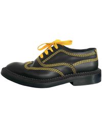 Burberry Leather Lace Ups - Black