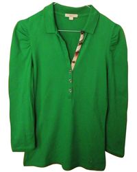 Burberry Green Cotton Top