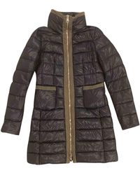 Herno Mantel en Polyester Noir