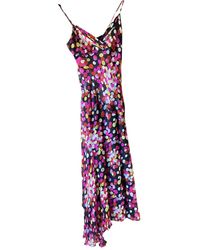 Chanel Vestito lungo in Seta - Viola