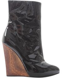 Giuseppe Zanotti Lackleder Stiefel - Schwarz