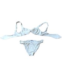 Chanel Costume da bagno in cotone - elastan bianco