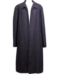 Chanel Wolle Mäntel - Blau